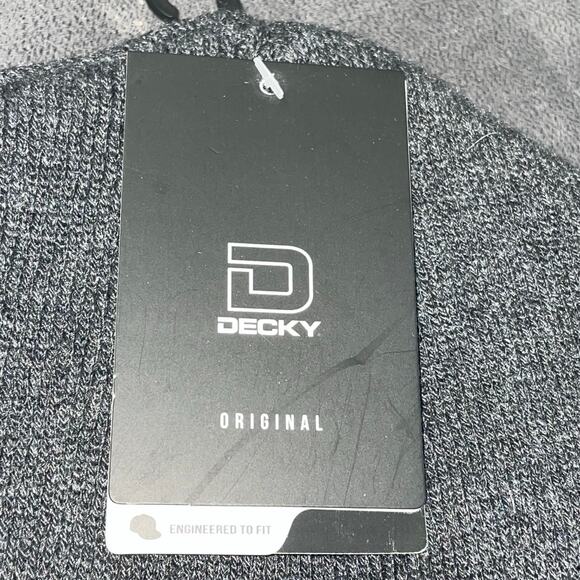 Decky 8009-HCH Jeep Watch Cap Hat Knit Heather Charcoal Gray GI Military Ski - Picture 8 of 11